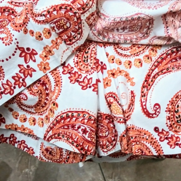 Charter Club Paisley Skort Size 14 - Picture 2 of 5